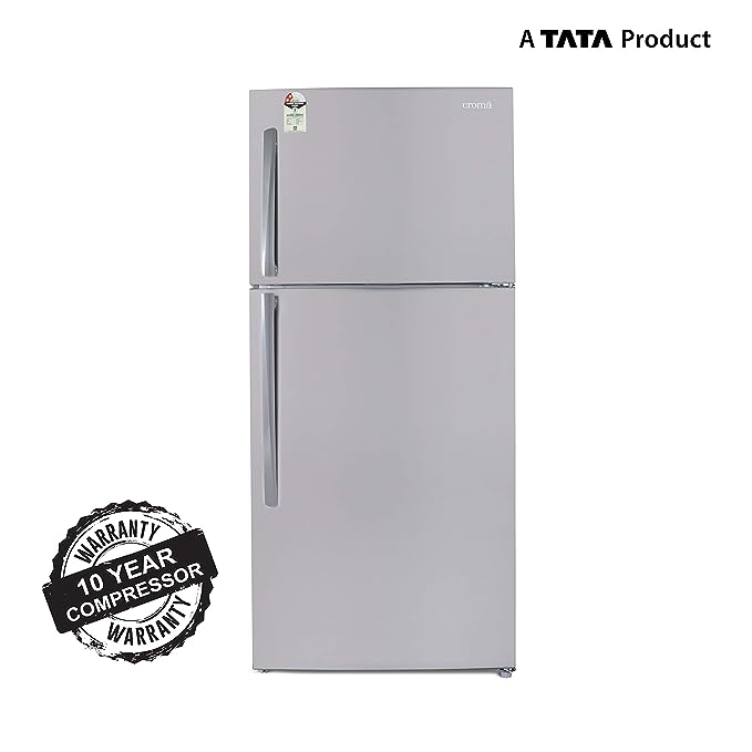 CROMA 541 L 2 Star (2020) Inverter Frost Free Double Door Refrigerator (CRAR2525, Silver)(OPEN BOX) CROMA 541 L 2 Star (2020) Inverter Frost Free Double Door Refrigerator (CRAR2525, Silver)(OPEN BOX)